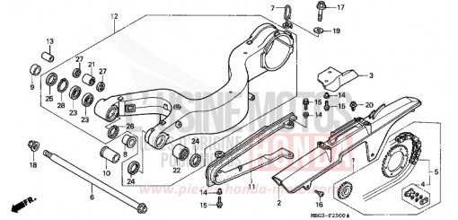 BRAS OSCILLANT VFR800FIX de 1999